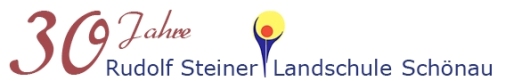 30JahreLandschuleSchoenau_Logo